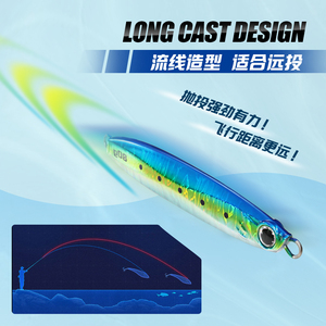 Etal-Señuelos de Pesca de metal, anzuelos metálicos de 80g y 100g - Product Image 2