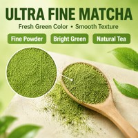 Poudre de mélange pour Matcha Latte 500 Mesh Qualité Barista pour boissons de café, smoothies, mélange sucré en vrac