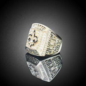 Di alta qualità 2009 New Orleans Saints NFL Super Bol campionato anelli classico calcio Memorial anello in lega - Product Image 3
