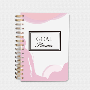 Échantillon gratuit OEM Logo imprimé A5 spirale couverture rigide objectif hebdomadaire planificateur de budget de mariage Journal de soins personnels personnalisé - Product Image 2