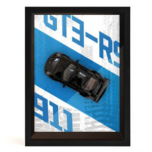 Cadre photo 3D, voiture miniature en métal moulé sous pression 1/32, modèle de voiture classique en alliage super métallique, kit de véhicule de collection - Product Image 4