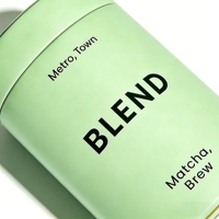 Boîte de conserve vide de luxe pour thé vert matcha 60x60 73x73, kit de voyage pour poudre de matcha, écologique, boîtes métalliques rondes 100g