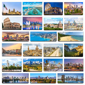 Aimant de réfrigérateur souvenir personnalisé : Cité touristique de Caïro, Montenegro, Géorgie, Aruba, Bahamas, Granada, Jordanie, Pétra, Sri Lanka, Argentine - Product Image 2