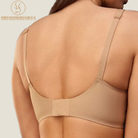 À la mode sans couture profonde V gelée U dos soutien-gorge sans fil mince doux soutien rembourré Bralette avec bretelles réglables femmes soutien-gorge quotidien