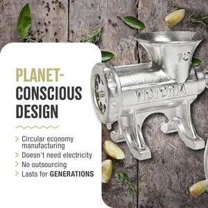 # 12 Nuevas Picadoras de Carne <span class=keywords><strong>Victoria</strong></span> de Hierro Fundido con Soporte de Mesa, Picadora Manual para Uso Doméstico y en Restaurantes, Hecho en China - Product Image 5