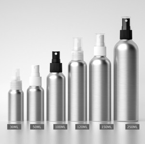 30ml 50ml 100ml 250ml <span class=keywords><strong>500ml</strong></span> de plata del aerosol de la niebla de la botella del atomizador de la botella de aluminio botella dispensador de alcohol botella del rociador - Product Image 6