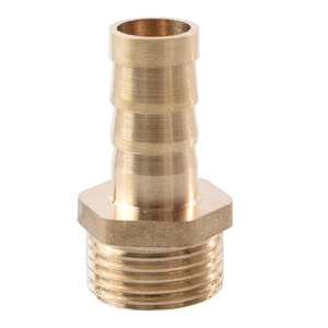 Connecteur de tuyau pneumatique en cuivre, type pagode 2 points, avec tête verte 1 point 3, filetage extérieur, <span class=keywords><strong>pour</strong></span> buse d'<span class=keywords><strong>air</strong></span> et embout en cuir - Product Image 1