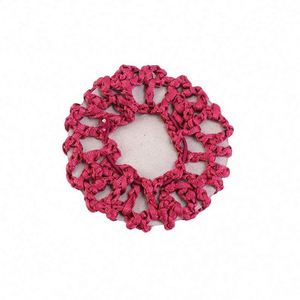 Diadema de poliéster hecha a mano con logo personalizado, diseño de flor y perlas, talla única, para bailarinas, venta al por mayor - Product Image 3