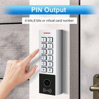 Lecteur RFID Secukey XK8 QR, contrôle d'accès par code QR, lecteur de cartes HID et EM 125KHz OSDP, lecteur à clavier, système de contrôle d'accès métallique