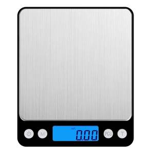 Cxi2000 Jewelry <b>Scale</b> 500g 0.01g <b>Precision</b> Portable Electronic <b>Scale</b> For Home Kitchen Use Rectangle Shape Battery Powered - Product Image 4