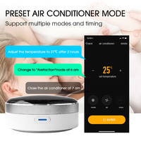 Control Remoto Universal Inteligente Tuya WiFi + Infrarrojos, Control por Voz para TV, Aire Acondicionado, Ventilador, Temporizador, Compatible con Alexa y Google Home