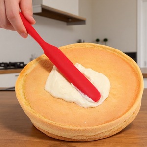 <b>Silicone</b> Spatula Set 6 Piece Heat Resistant Baking <b>Tools</b> For Cake Making - Product Image 4