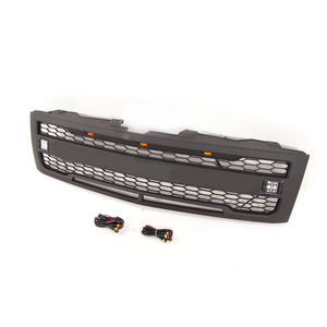 2007-2013 Abs <strong>Parts</strong> Front Grille with <strong>Side</strong> Lights Fit for Chevrolet Silverado - Product Image 4