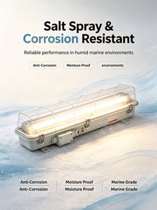 Lámpara Colgante Fluorescente Impermeable para Barco con Protector, Luz de Trabajo Marina - Product Image 6