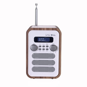 DAB/DAB + <span class=keywords><strong>Radio</strong></span> FM numérique réveil <span class=keywords><strong>effet</strong></span> <span class=keywords><strong>bois</strong></span> prise casque - Product Image 4