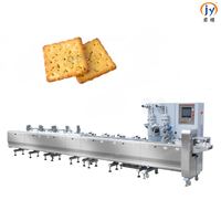 Machines de conditionnement avancées pour biscuits et gâteaux spécialisés avec neuf servomoteurs