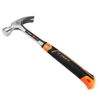 RDEER TOOLS Meilleure vente Marteau à griffes multifonctionnel en acier à haute teneur en carbone à long manche Marteau de haute qualité robuste et durable