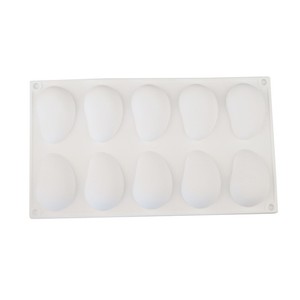 Mango Mousse Cake Mold 10 Cavity <b>Silicone</b> Realistic Fruit Shape For <b>Baking</b> Desserts Pudding - Product Image 4