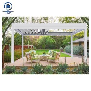 Pabellón telescópico moderno con <span class=keywords><strong>postes</strong></span> <span class=keywords><strong>de</strong></span> aluminio reforzado y cortinas <span class=keywords><strong>de</strong></span> malla - Product Image 1