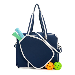 Bolso grande de neopreno para tenis Pickleball, bandolera con cremallera y paletas, bandolera Pickleball Paddle y Paddle - Product Image 3