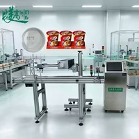 Machine de marquage automatique au laser CO2, codeur laser intégré avec collecte de données de codes QR pour la production de gobelets en papier alimentaire