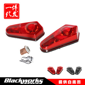 Polaris <b>LED</b> Tail <b>Lights</b> 2005-2013 Sportsman 500-800 <b>Red</b> Smoked Black Replacement For ATV Utility Vehicle - Product Image 5