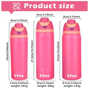 <b>Hot</b> Sale Custom Logo 19oz 24oz 32oz Stainless Steel Double Wall Insulated Vacuum Tumbler Sports Water Bottle for Gym Outdoor - Product Image 3