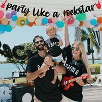 Dekorasi Pesta Rock and Roll, Spanduk Partai Seperti Rockstar untuk Perlengkapan Pesta Ulang Tahun Tema Musik Rock