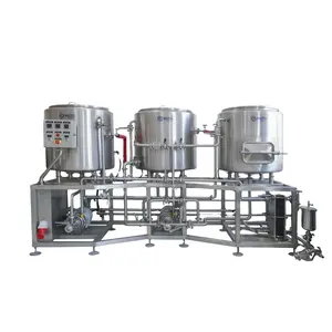 SUS304 500L 1000L Nhà máy bia nhà hàng thanh bia thủ công thiết bị sản xuất bia để bán