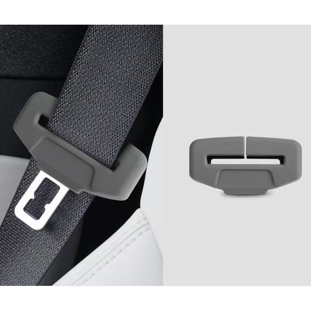 Étui de protection à clip en silicone [Gris] Petit