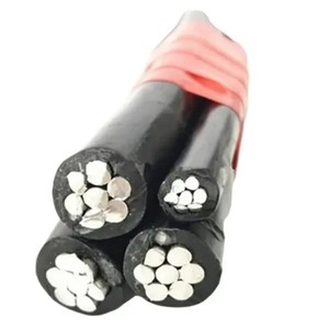 Câble Aérien Souterrain <span class=keywords><strong>Hta</strong></span> en Aluminium Torsadé 3X70+54.6+2X16mm2 3X35+54.6+25mm2 3CX175+120 3X50+54.6mm2 Isolation <span class=keywords><strong>PVC</strong></span> - Product Image 6