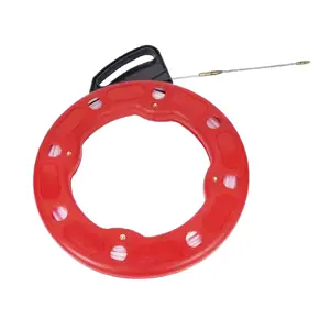 Electrician Size and Color Customizable Polyester Fiberglass Steel Nylon Fish Tape Cable Wire Puller Rod Case