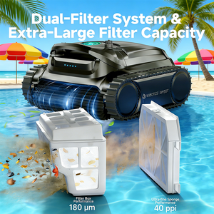 <span class=keywords><strong>Robot</strong></span> nettoyeur de <span class=keywords><strong>piscine</strong></span> automatique 3 en 1 sans fil, <span class=keywords><strong>robot</strong></span> aspirateur pour sol de <span class=keywords><strong>piscine</strong></span> - Product Image 2