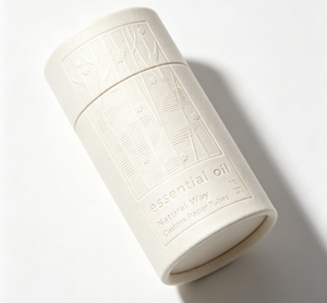 Custom Luxury Essential Oil Paper Tube 10ml Custom Embossed Recyclable Craft Paper Packaging - Product Image 2