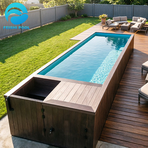 <span class=keywords><strong>Piscine</strong></span> de Luxe pour Jardin et Maison, Grande Baignoire Spa de 40x30 pieds, <span class=keywords><strong>Piscine</strong></span> Conteneur en Fibre de Verre Préfabriquée, Fabricant de Piscines Hors Sol - Product Image 4