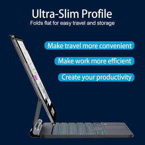 Envío Rápido, Compatible con <span class=keywords><strong>Huawei</strong></span> <span class=keywords><strong>MatePad</strong></span> 12 X 2024-2025, Teclado Magnético Multifuncional con Panel Táctil Integrado - Product Image 5