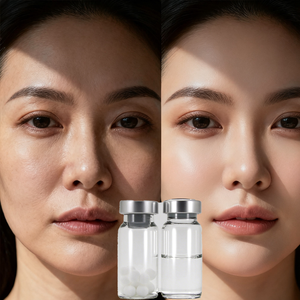 Les nouvelles microsphères PLLA « visage de bébé » de petite taille, procédé de lyophilisation, améliorent la régénération du collagène facial déprimé. - Product Image 1