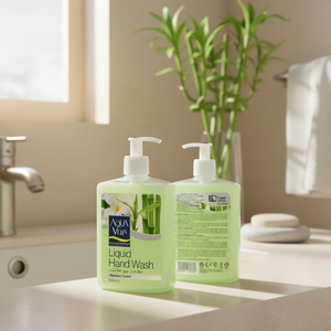 Savon liquide pour les mains AquaVera 500 ml Forêt de bambou Certifié ISO/GMP Lavage à l'eau Écologique Esthétiquement plaisant - Product Image 3