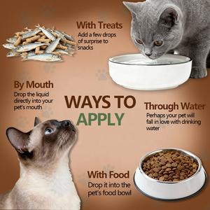 Витаминные капли для кошек и собак: для иммунитета, здоровья костей и сердца, ветеринарная формула, жидкая добавка для мышц - Product Image 4