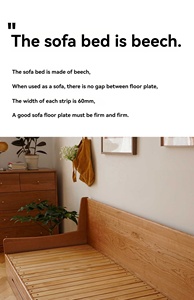 유타이 신형 중국풍 수납형 소파베드, 거실용 원목 접이식 침대 겸용 소파 - Product Image 6