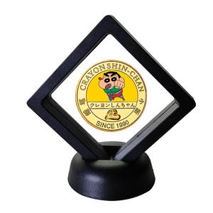 Artisanat Métal Dessin Animé Crayon Shin-chan Anime Comic Collectables Pièce Plaqué Or pour Enfants Cadeau - Product Image 4