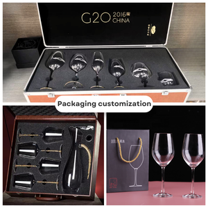 Verres à <span class=keywords><strong>vin</strong></span> d'usine en gros, ensemble <span class=keywords><strong>de</strong></span> carafes en cristal soufflé à la main, ensemble <span class=keywords><strong>de</strong></span> 6 verres à <span class=keywords><strong>vin</strong></span>, élégance traditionnelle durable, <span class=keywords><strong>vin</strong></span> rouge pour cadeau - Product Image 4