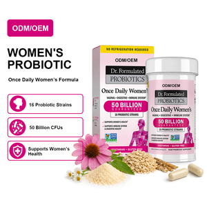 OEM/ODM Private Label Dr. Formulated Women's <strong>Probiotics</strong> Capsules 50 Billion CFU 16 Strains for Feminine Health <strong>Raw</strong> Probiotic - Product Image 1