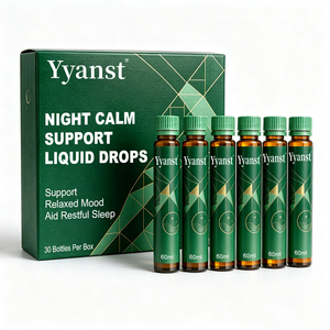 Suplementos Herbales Líquidos Orales al por Mayor OEM ODM, 60 ml, 30 Botellas, Favorecen el Calma y Relajación Nocturna para Adultos, Marca Privada - Product Image 1