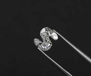 OM GEMS Model 05 71x59mm 108ct Lab Grown Diamond Fancy Color Laser Drilled Alphabet Shape <b>Initial</b> Loose Pendant Engagement <b>Ring</b> - Product Image 3