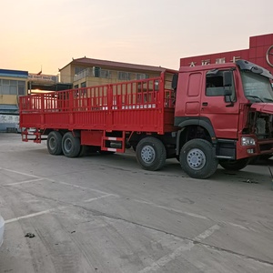 Truk pekerjaan berat bekas HOWO 8x4 truk sampah 8.5m truk pagar 371-375 tenaga kuda - Product Image 5