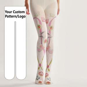 Collants en nylon imprimés Lolita, fournisseurs de collants pour filles d'école, collants en maille, bas de personnalité <span class=keywords><strong>secondaire</strong></span> - Product Image 1