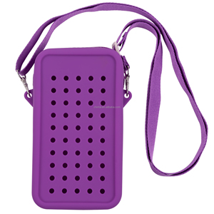 Bolso cruzado de silicona para teléfono, ligero, fácil de limpiar, transpirable y duradero para viajes y uso diario. - Product Image 5
