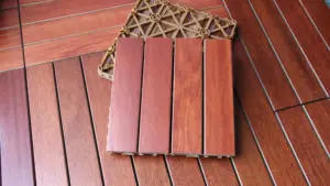 Waterproof Outdoor Deck Floor Covered With Wood-plastic Composite Outdoor Garden Wood-plastic Flooring Is Cheap