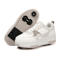 Chaussures de roller décontractées à quatre roues pour jeunes enfants, respirantes, à prix d'usine, très vendues, chaussures de sport pour le patinage des enfants